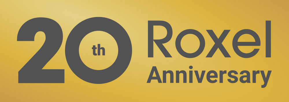 Logo des 20 ans de Roxel